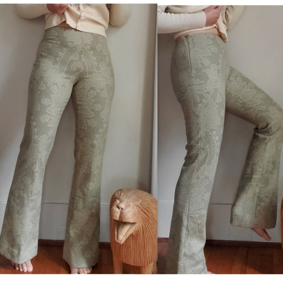 Allan Waller Boot Cut Flare Pants 80s - Picture 1 of 12